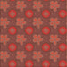 Round Patterned Red Rug, pat2929org