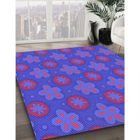 Patterned Amethyst Purple Rug, pat2929pur