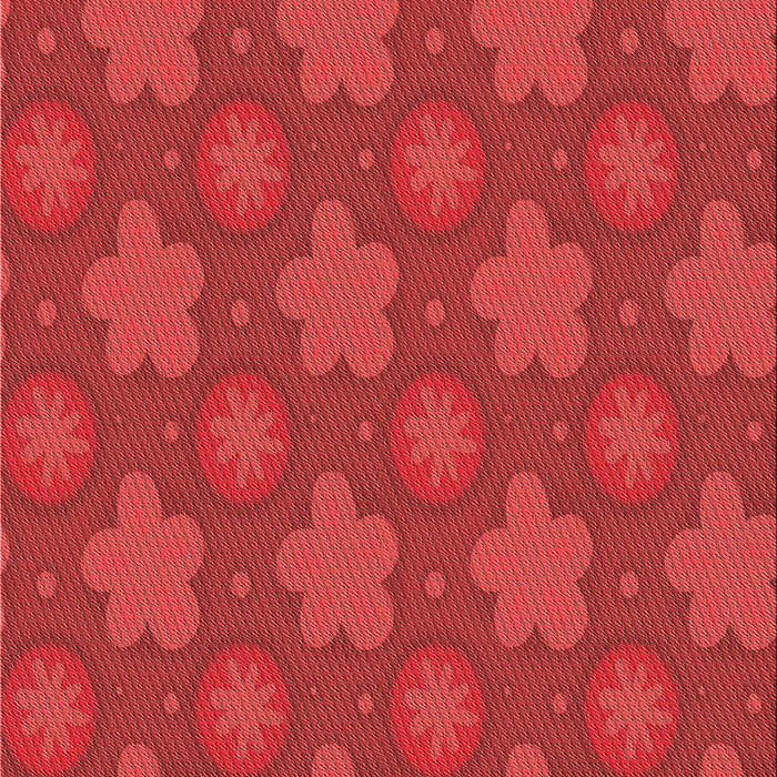 Patterned Red Rug, pat2929rd