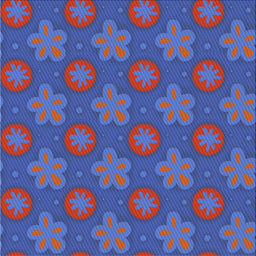 Square Patterned Blue Novelty Rug, pat2929