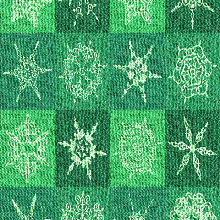 Patterned Lime Mint Green Rug, pat293grn