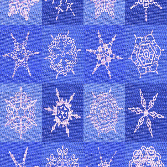 Patterned Sky Blue Rug, pat293pur