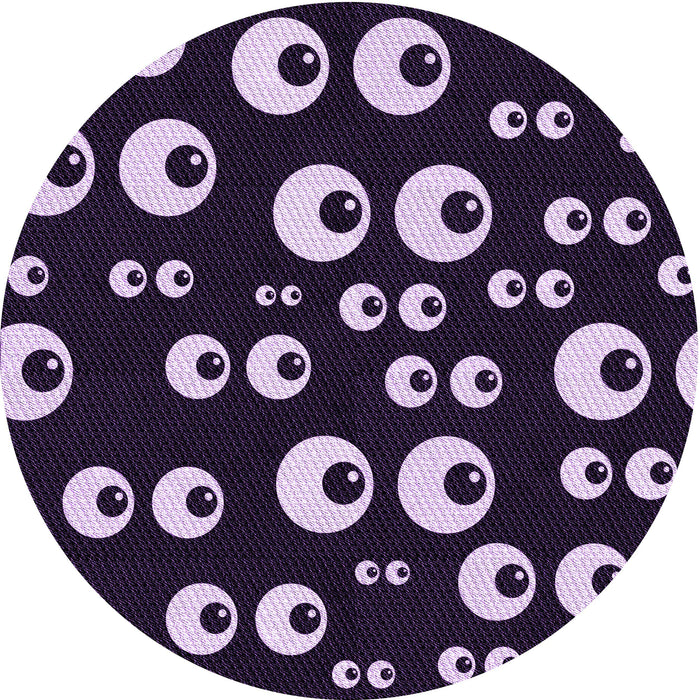 Square Machine Washable Transitional Lilac Purple Rug in a Living Room, wshpat2931pur