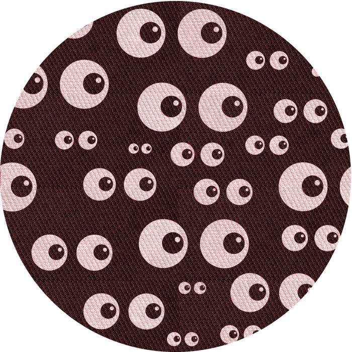 Square Machine Washable Transitional Chocolate Brown Rug in a Living Room, wshpat2931rd