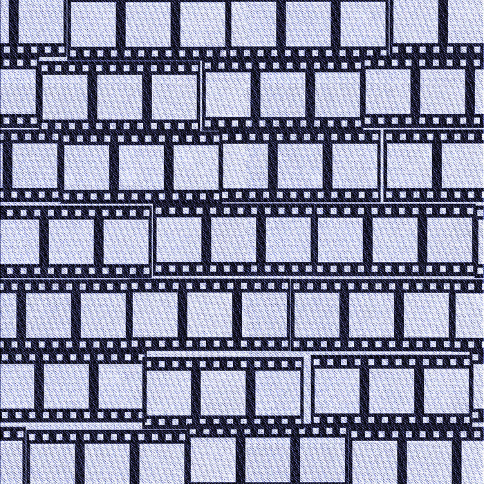 Patterned Blue Rug, pat2932blu