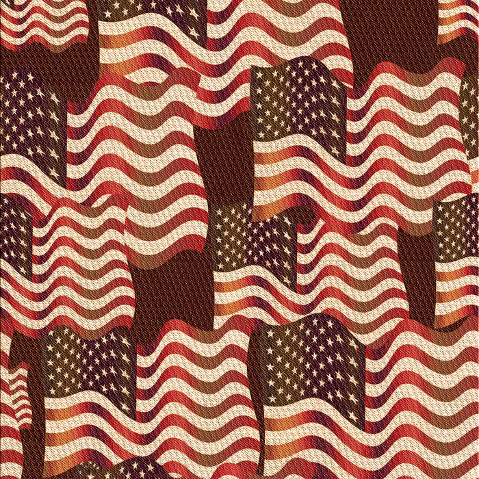 Patterned Tomato Red Rug, pat2933org