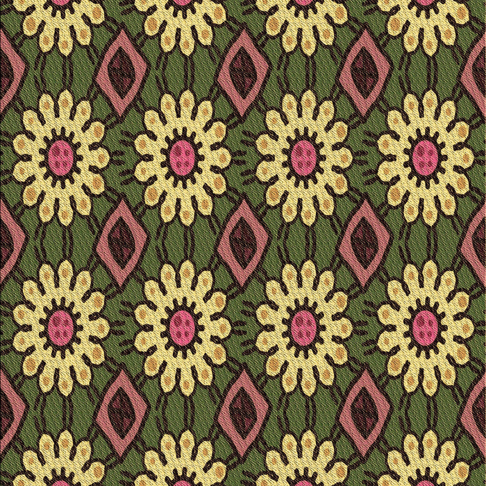 Patterned Brown Rug, pat2934brn