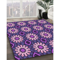 Patterned Purple Rug, pat2934pur