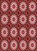Patterned Red Rug, pat2934rd