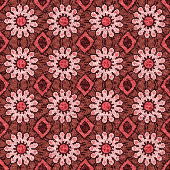 Round Machine Washable Transitional Red Rug, wshpat2934rd