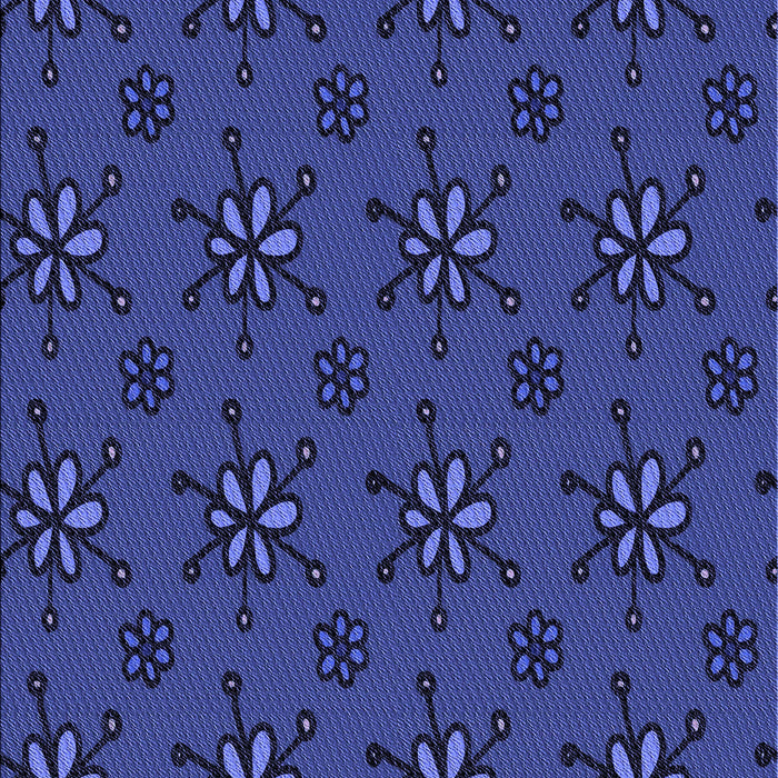 Patterned Blue Rug, pat2935blu