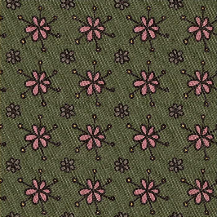 Round Patterned Oak Brown Rug, pat2935brn
