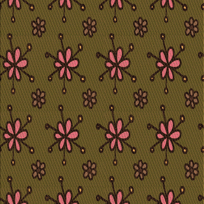 Patterned Bakers Brown Rug, pat2935org