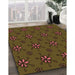 Machine Washable Transitional Bakers Brown Rug in a Family Room, wshpat2935org