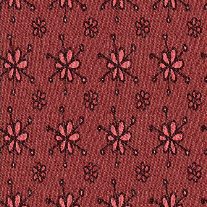 Patterned Cranberry Red Rug, pat2935rd