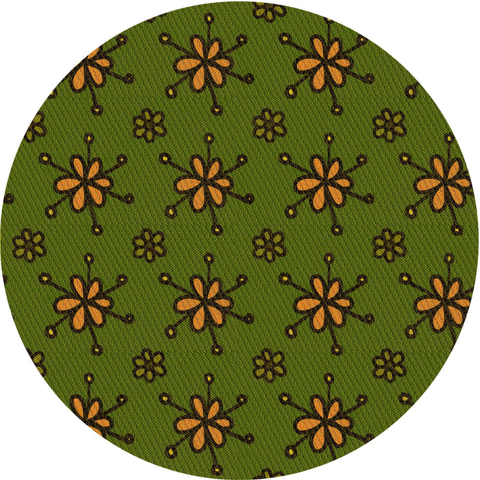 Square Machine Washable Transitional Chocolate Brown Rug in a Living Room, wshpat2935yw