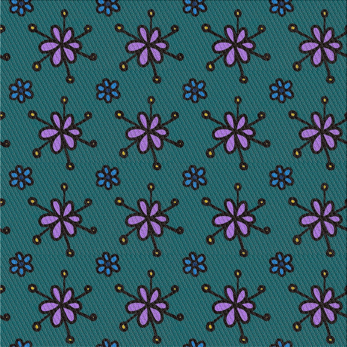 Square Patterned Light Sea Green Novelty Rug, pat2935