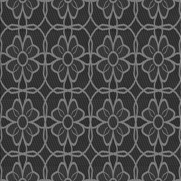 Machine Washable Transitional Charcoal Black Rug, wshpat2936gry