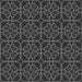 Round Patterned Charcoal Black Rug, pat2936gry