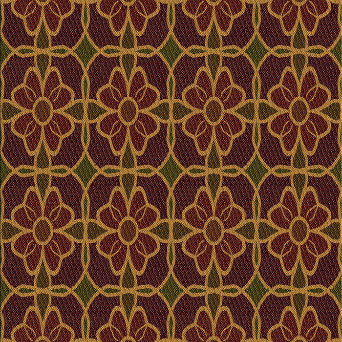 Patterned Dark Bisque Brown Rug, pat2936org