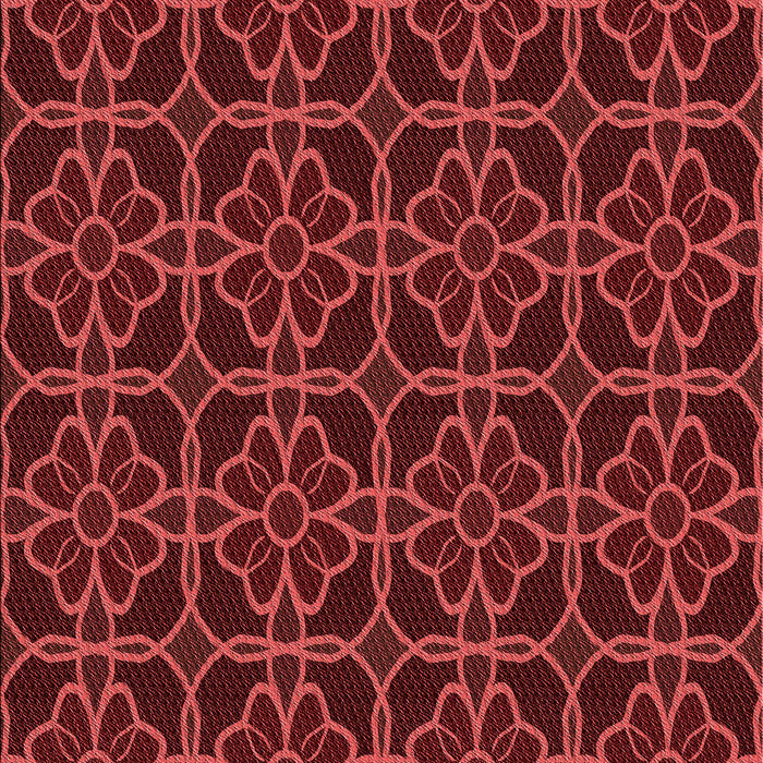 Patterned Maroon Red Rug, pat2936rd