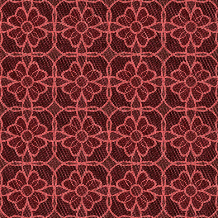 Round Machine Washable Transitional Maroon Red Rug, wshpat2936rd