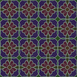 Square Patterned Silver Gray Novelty Rug, pat2936