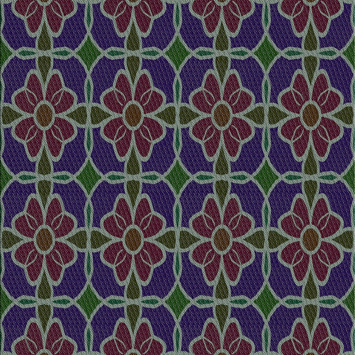 Patterned Silver Gray Novelty Rug, pat2936