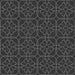 Round Patterned Charcoal Black Rug, pat2937gry