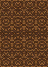 Machine Washable Transitional Mahogany Brown Rug, wshpat2937org