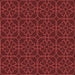 Round Patterned Red Rug, pat2937rd