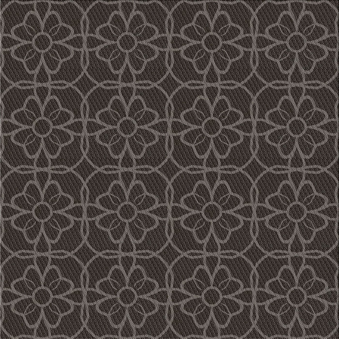 Sideview of Machine Washable Transitional Midnight Gray Rug, wshpat2937