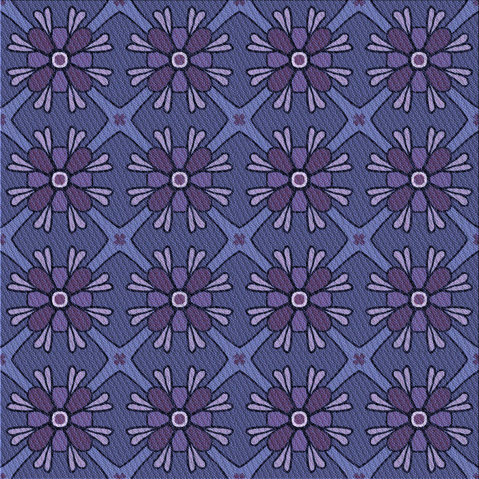 Round Machine Washable Transitional Blue Rug, wshpat2938blu