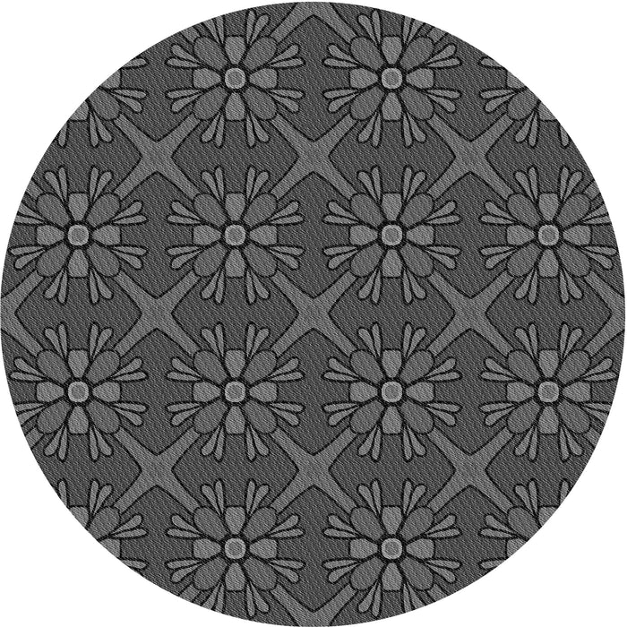 Square Machine Washable Transitional Silver Gray Rug in a Living Room, wshpat2938gry