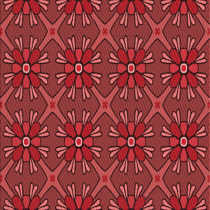 Machine Washable Transitional Red Rug, wshpat2938rd