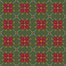 Sideview of Machine Washable Transitional Night Red Rug, wshpat2938