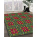 Machine Washable Transitional Night Red Rug in a Family Room, wshpat2938