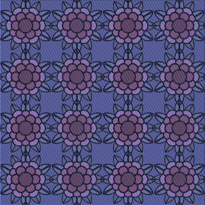 Round Machine Washable Transitional Blue Rug, wshpat2939blu