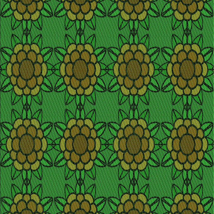 Machine Washable Transitional Dark Lime Green Rug, wshpat2939grn