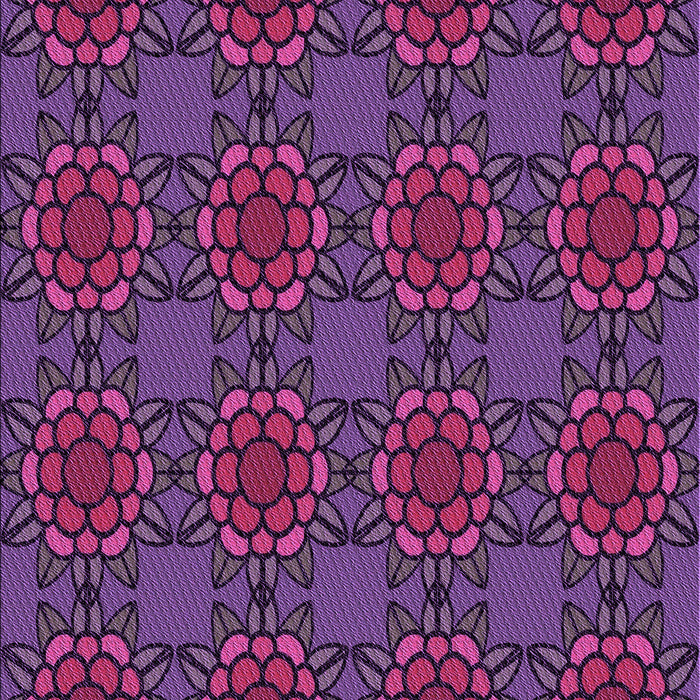 Machine Washable Transitional Dark Orchid Purple Rug, wshpat2939pur