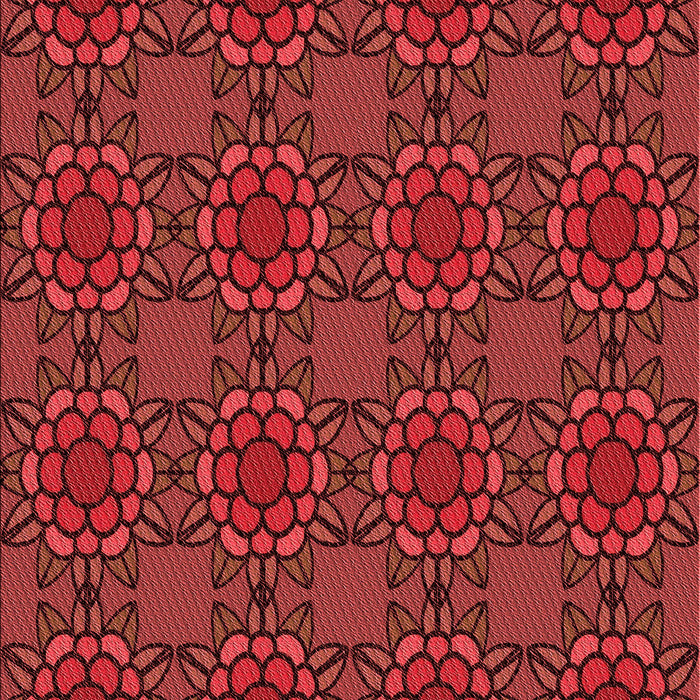 Machine Washable Transitional Cranberry Red Rug, wshpat2939rd