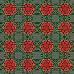 Sideview of Machine Washable Transitional Fern Green Rug, wshpat2939