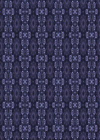 Machine Washable Transitional Deep Periwinkle Purple Rug, wshpat294blu