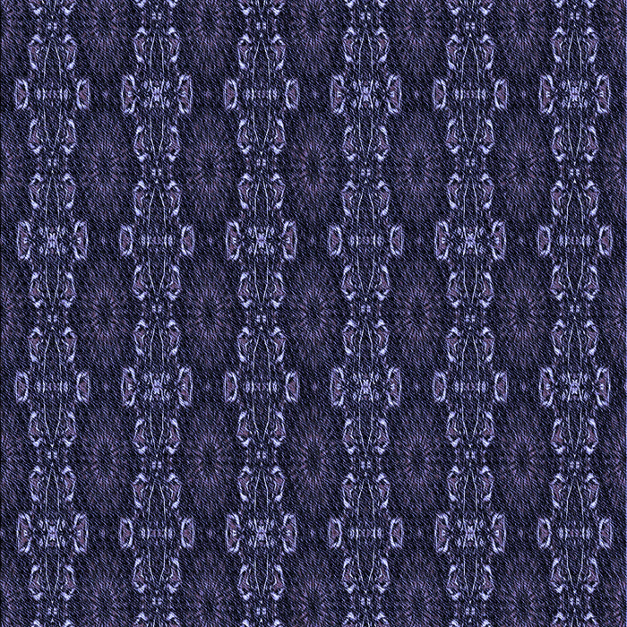 Patterned Deep Periwinkle Purple Rug, pat294blu