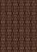 Machine Washable Transitional Saddle Brown Rug, wshpat294brn