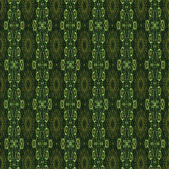 Patterned Black Rug, pat294grn