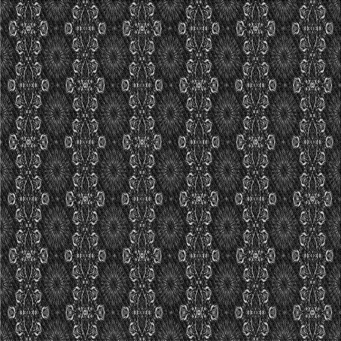 Round Patterned Ash Gray Rug, pat294gry