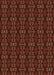 Patterned Mahogany Brown Rug, pat294org