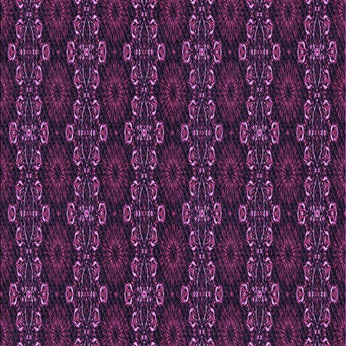 Machine Washable Transitional Purple Lily Purple Rug, wshpat294pur