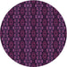 Square Patterned Purple Lily Purple Rug, pat294pur